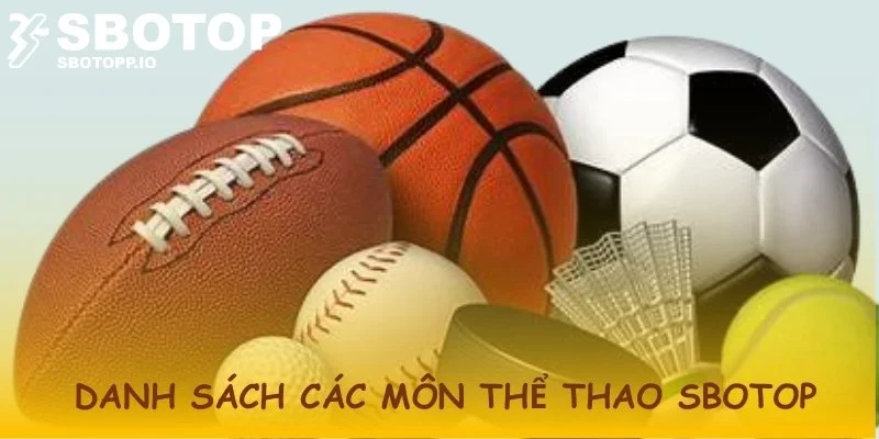 Danh mục trò chơi thể thao SBOTOP nổi bật